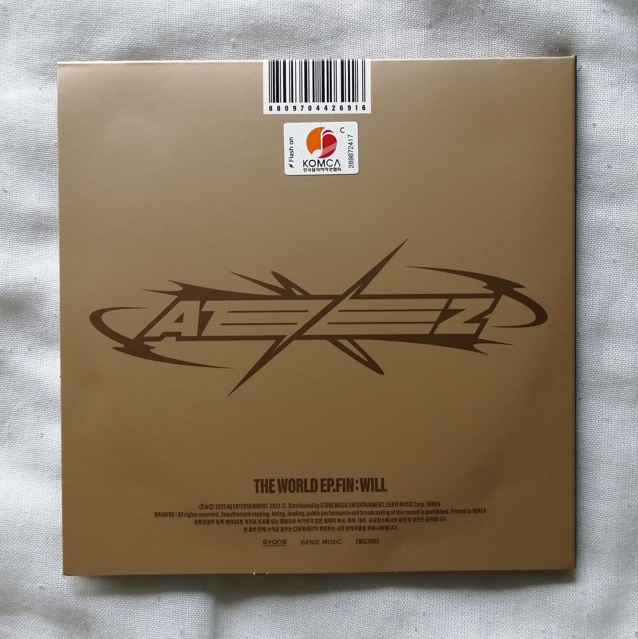 ateez ep fin fin the will digipack yunho version