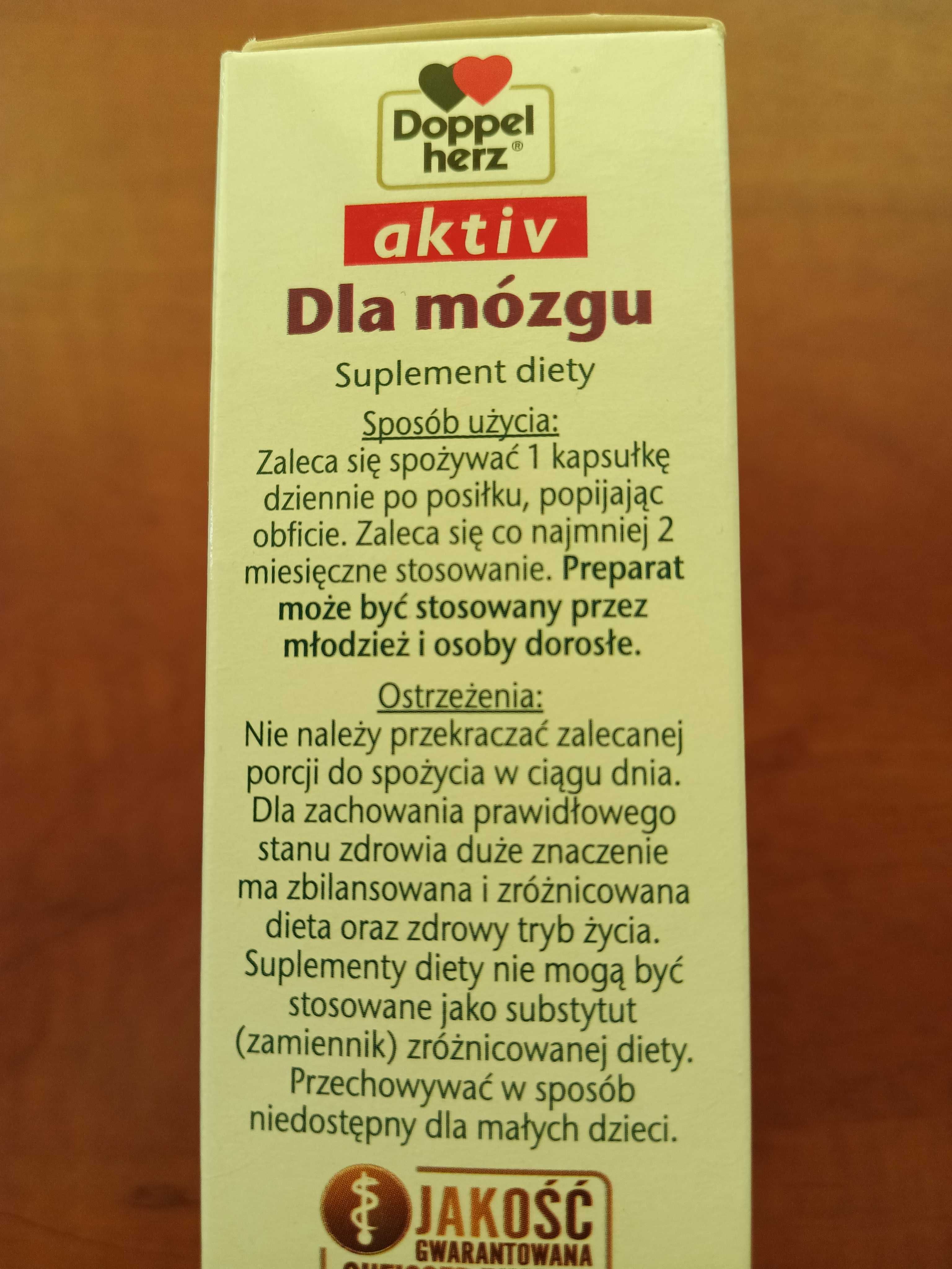 DLA MÓZGU 30 kapsułek  DoppelHerz Aktiv