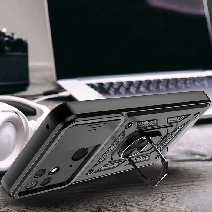 Etui Pancerne do Xiaomi Redmi 10C + Szkło Hartowane