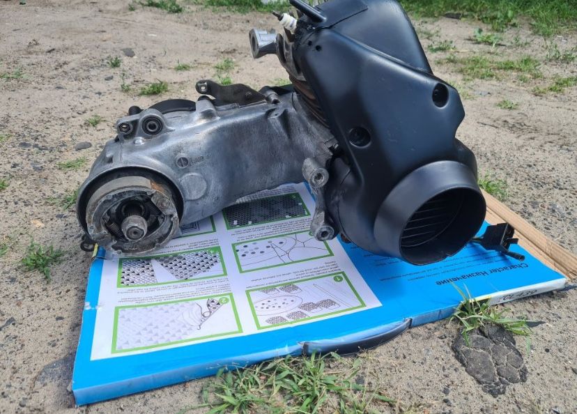 Мотор Honda dio 18 27 34 tact 24 в ОТЛИЧНОМ СОСТОЯНИИ ПОЛНОСТЬЮ СТОК