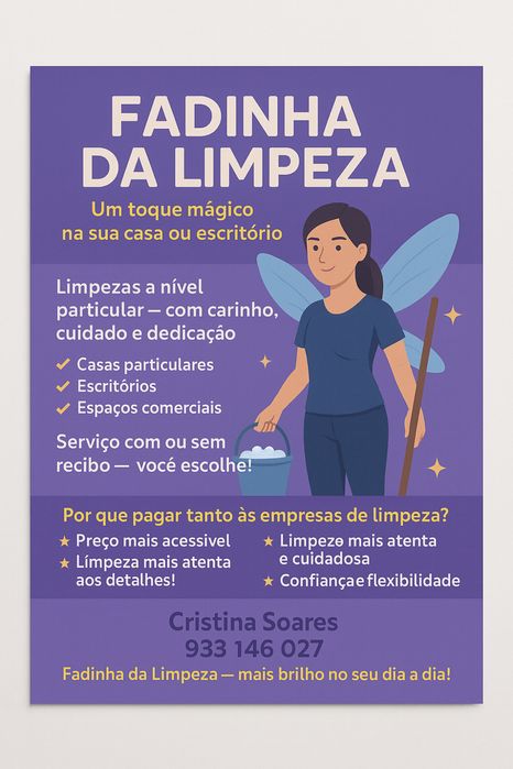 Limpezas com ou sem recibo