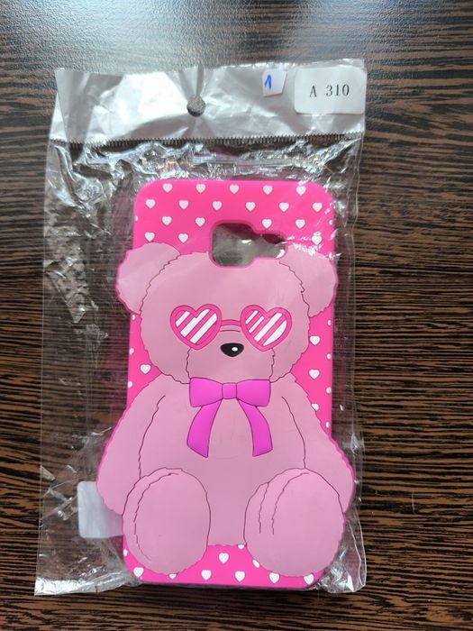 Nakładka etui Love Bear miś różowy do Samsung Galaxy A3 2016 A310