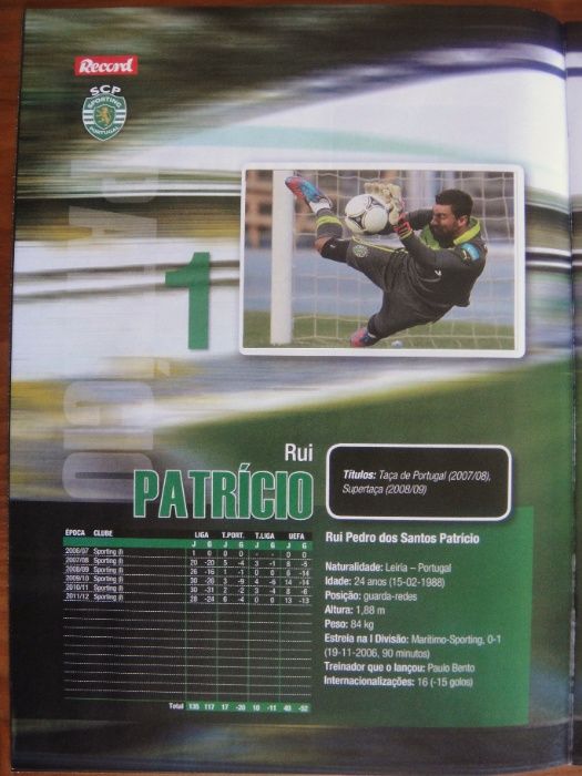 Caderneta Record Sporting 2012/2013