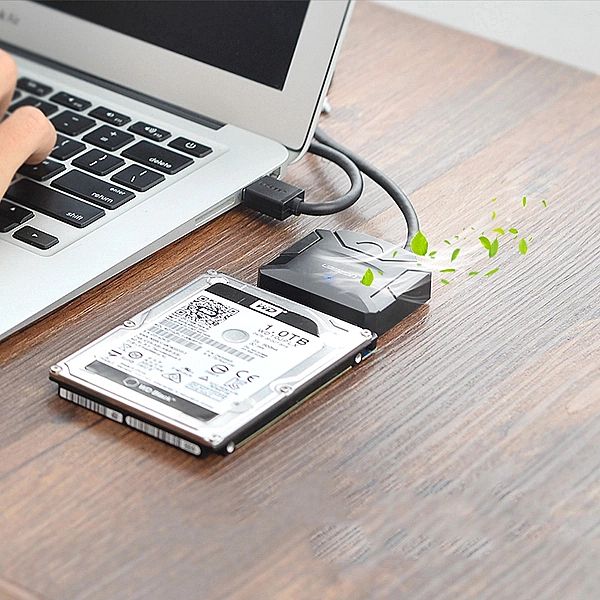 Ugreen kabel adapter do dysku 2.5'' / 3.5'' (USB-A 3.0 - SATA) czarny