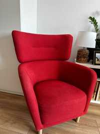 Fotel uszak czerwony