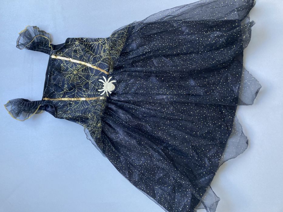 Strój karnawałowy halloween pajęczyca czarownica wiedźma 104 cm