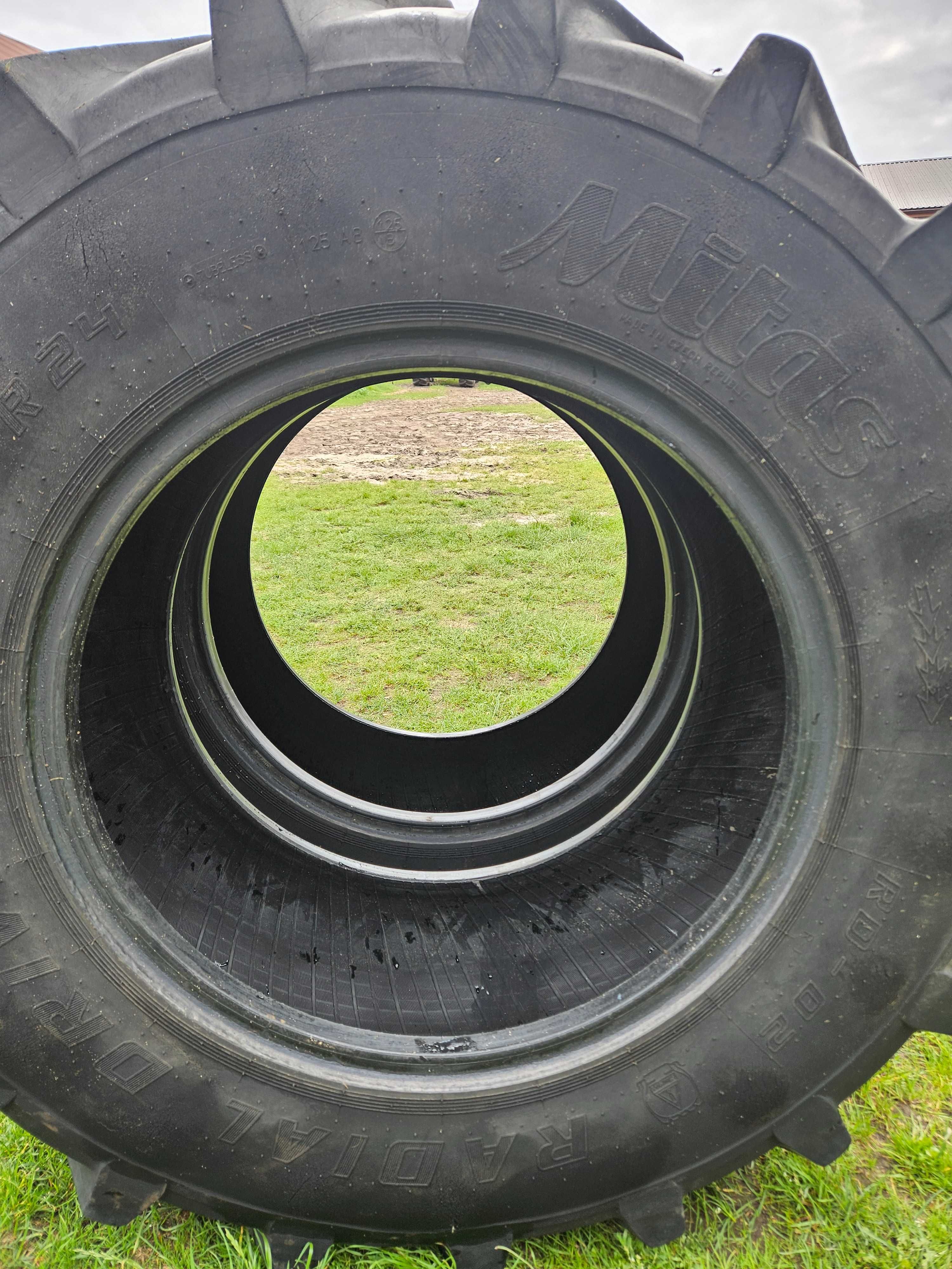 Sprzedam opony 380/70 R 34 Mitas używane