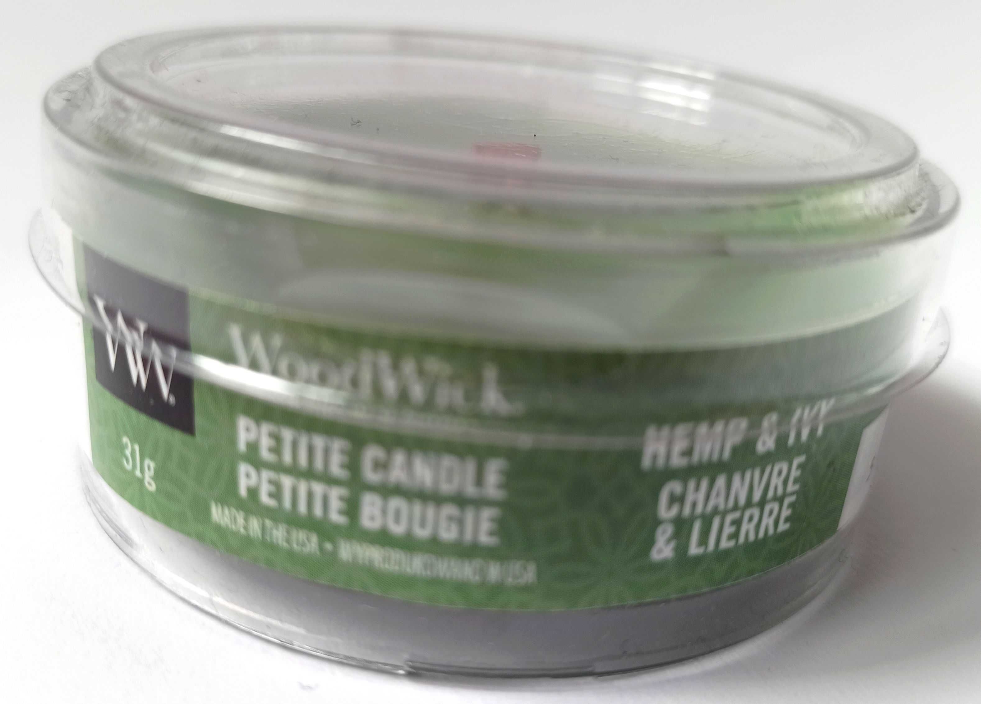 WoodWick Petite Hemp & Ivy 31g