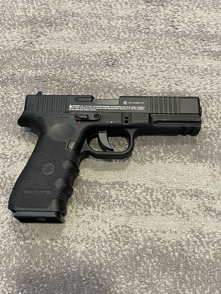 PISTOLA GLOCK FORCE CO2 4.5 AÇO BLOWBACK TIRO DESPORTIVO (ENVIO GRATIS