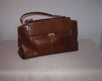 Genuine Leather torba torebka damska z włoskiej skóry naturalnej Nowa