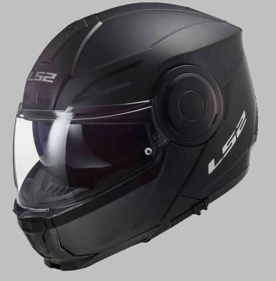 Nowy Kask LS2 SCOPE Solid Matt Black Pinlock Blenda Otwierana Szczęka