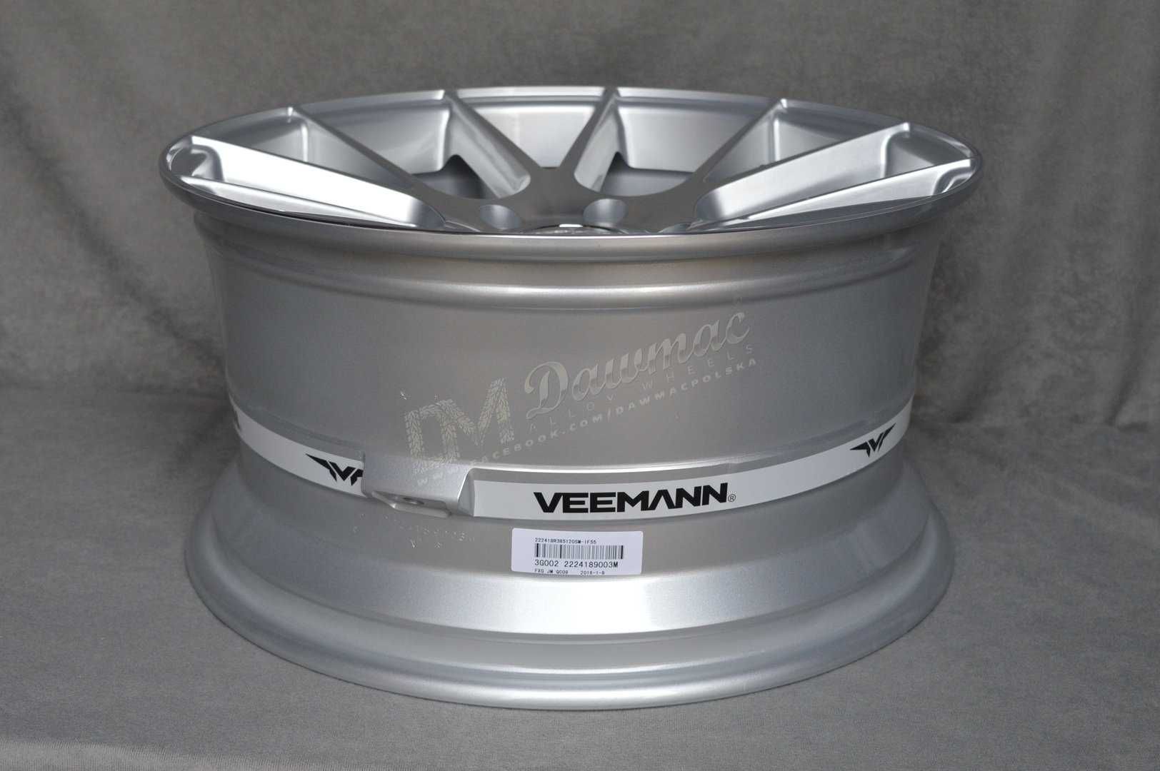 Felgi Veemann V-FS23 18" 9J ET40 5x112 Silver Machined