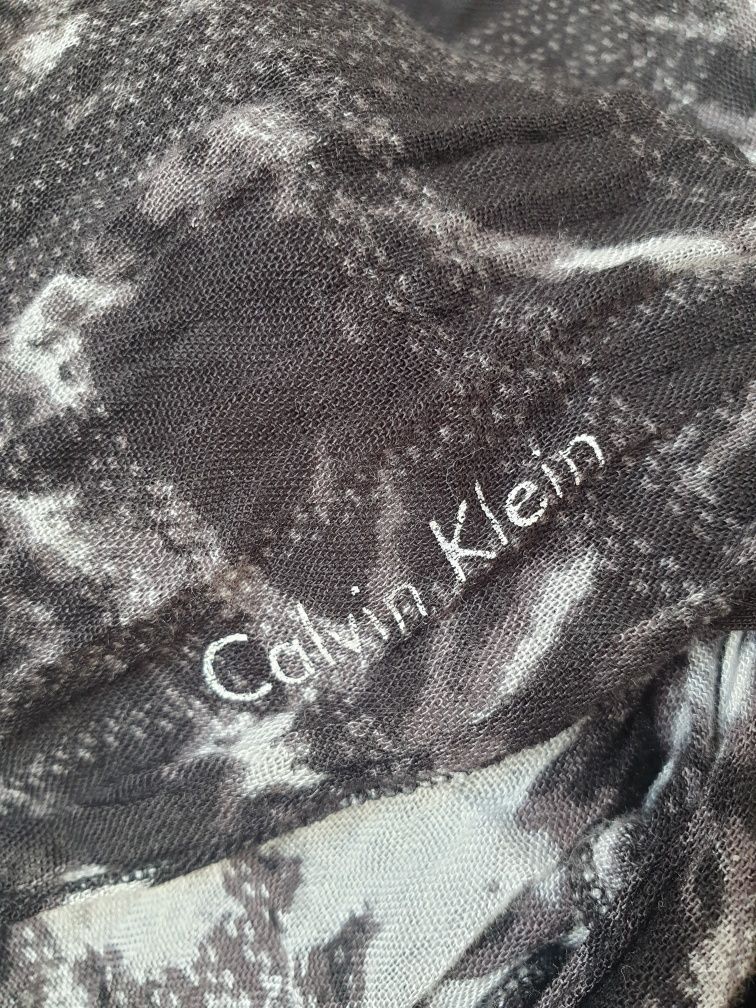 Stylowy ciepły szal komin__ Calvin Klein __jak nowy