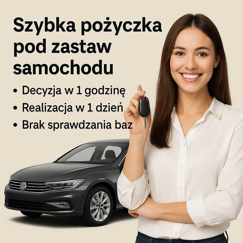 Szybka pożyczka  – decyzja w 1 h, realizacja w 1 dzień