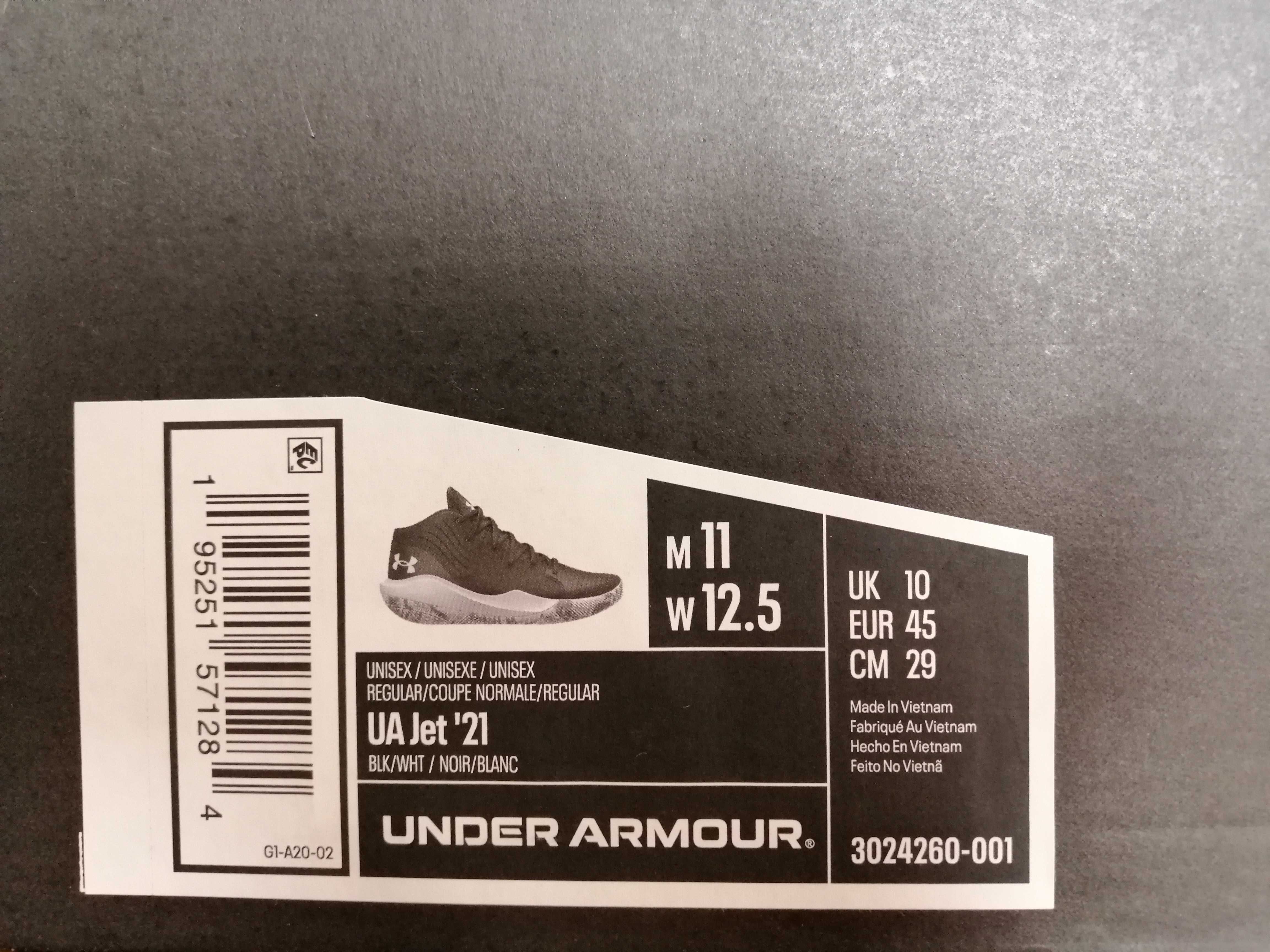 Чоловічі кросівки Under Armour. Оригінал. Розмір 45