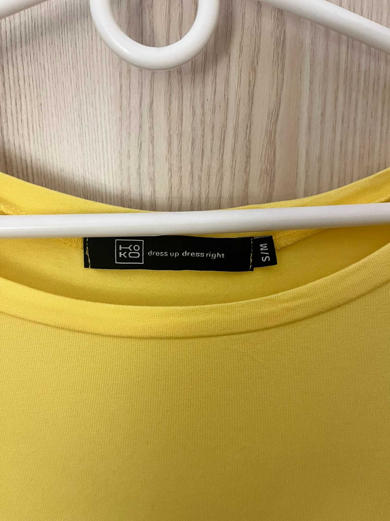 Bluzka Kokoworld valentine Yellow S/M
