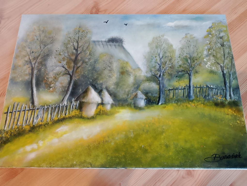 Obrazy malowane na płótnie 70/50 cm Natura