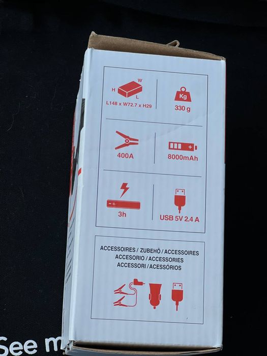 NOVO Booster 400 12 V - 8000 mAh/400 A