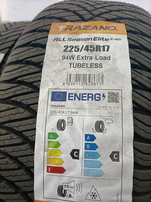 Opony wielosezonowe 225/45/17