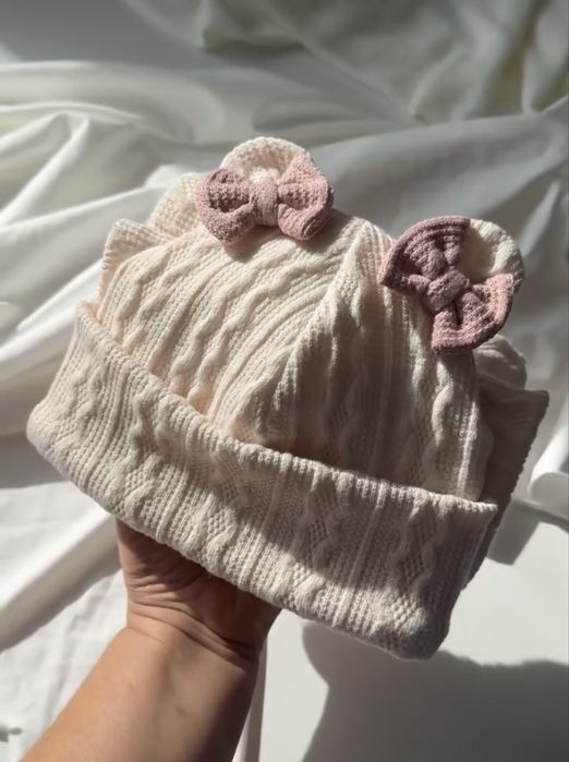 Шапочка зимова для дівчинки