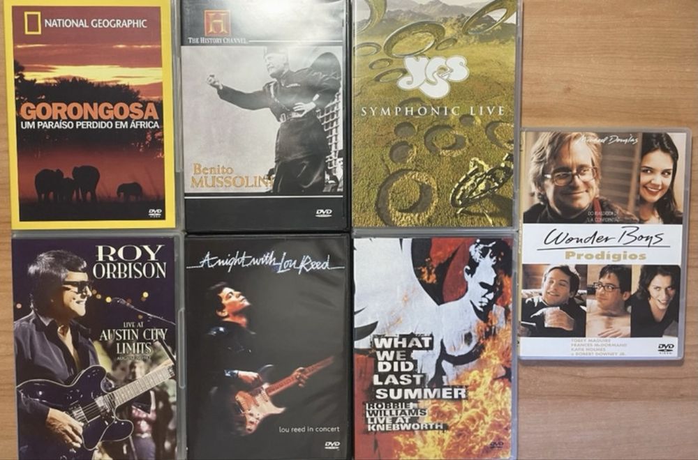 DVDs vários filmes - 5 lotes