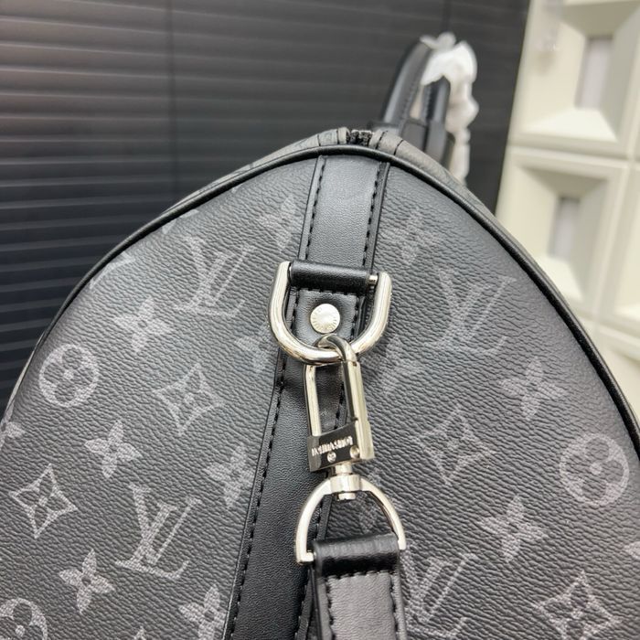 Louis Vuitton keepall сумка серая ручная дорожная в спортзал