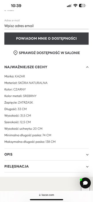 Сумка шкіряна KAZAR