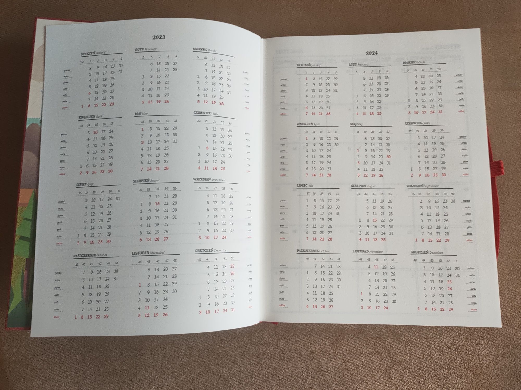 Kalendarz książkowy nowy firmowy ORLEN 2023
