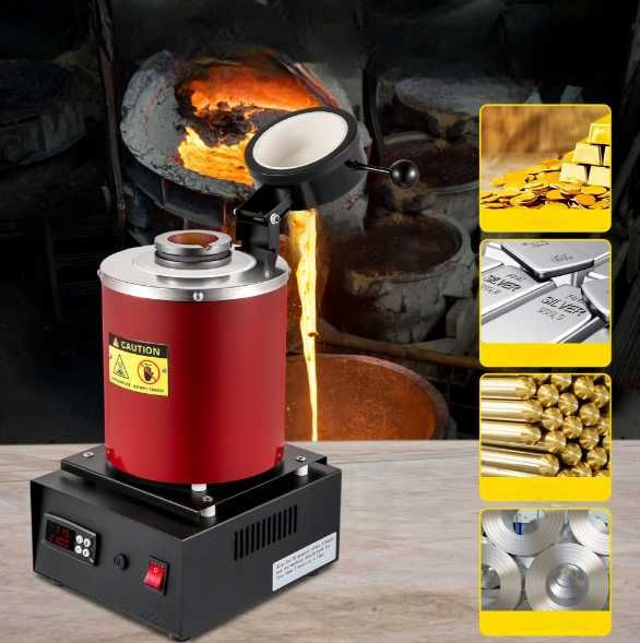 Profesjonalny Piec do Topienia Metalu 1750W