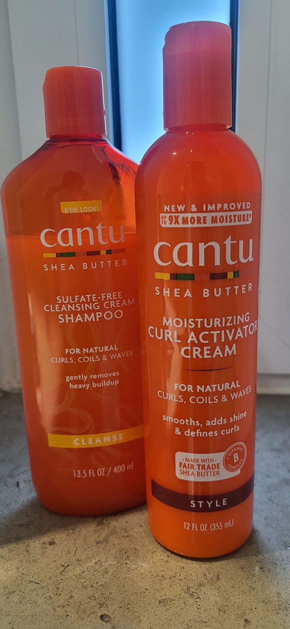 Shampoo e Creme Pentear Cantu - cheios