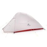 Двухместная палатка Naturehike Cloud UP 2 Silicone 20D нейлон gray