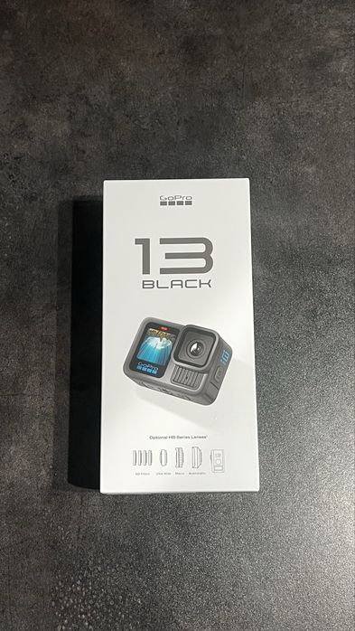 Gopro Hero 13 Black Nowa, nieodpakowana, dowod zakupu
