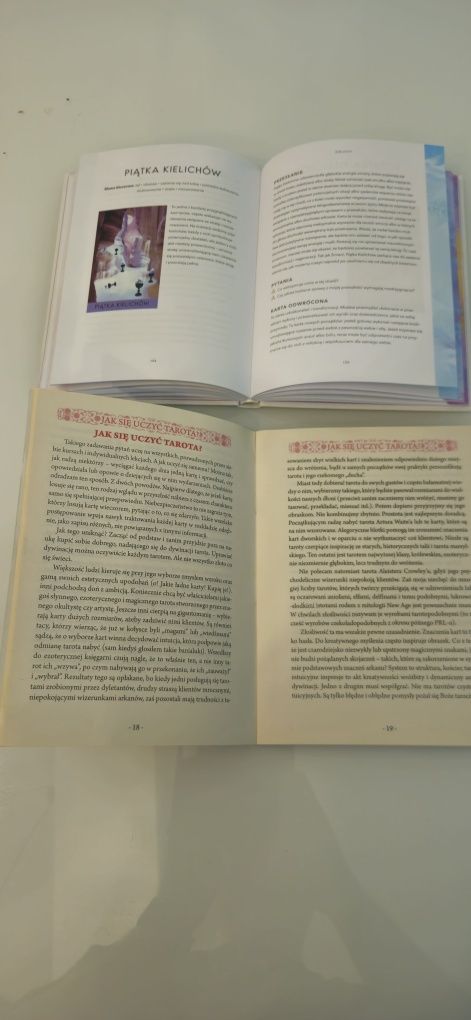 Zestaw książek tarota  Księga tarota i Tarot systemy wróżebne