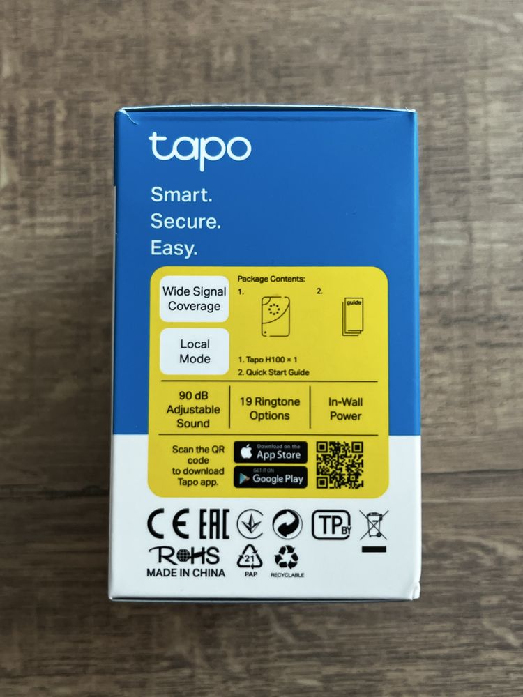 Tapo H100 Inteligentny Hub Tapo z dzwonkiem