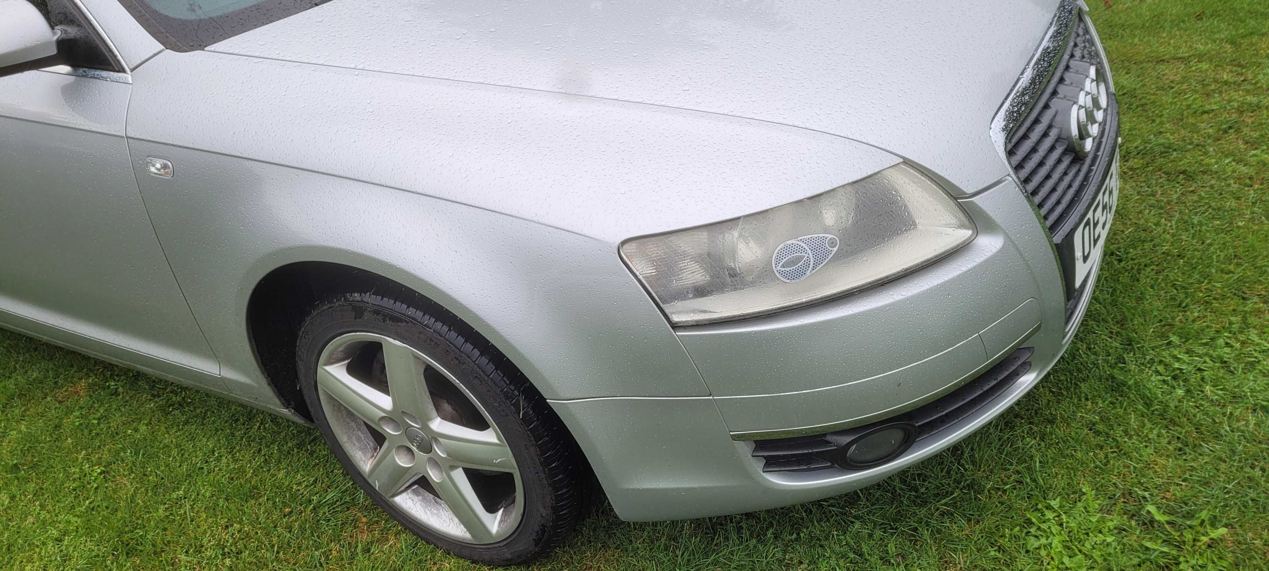 Audi A6 c6 maska zderzak błotniki wzmocnienie kompletny przód LY7W
