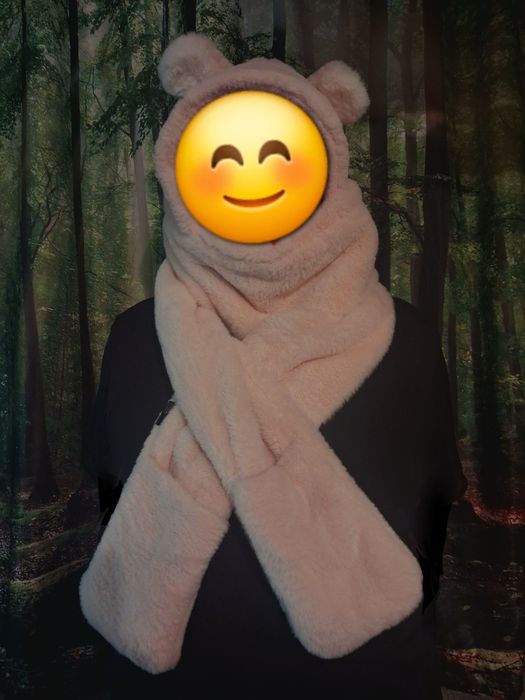 Damska zimowa czapka z kieszonkami