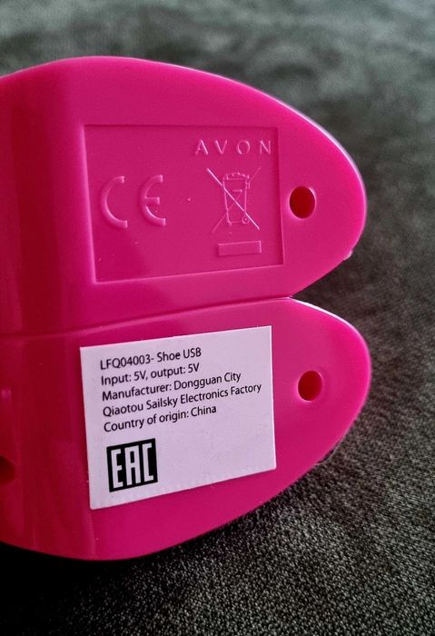 USB концентратор, USB хаб "Туфелька" AVON на 4 порти