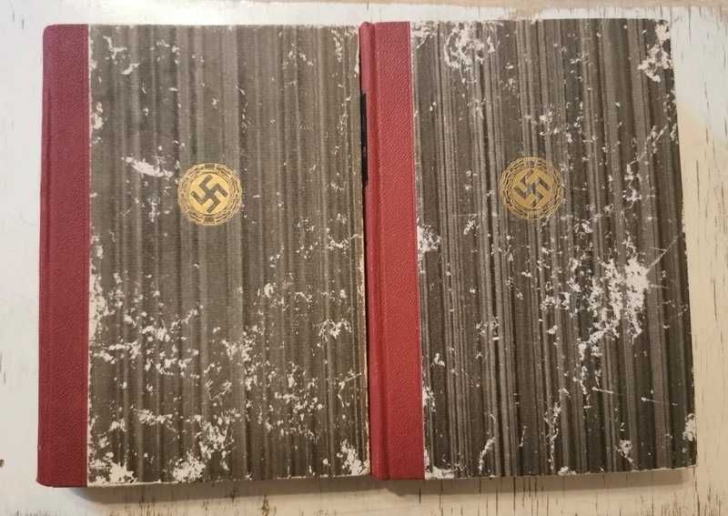 Taisteluni Adolf Hitler Mein Kampf 2 tomy rzadkie 1941 Finlandia