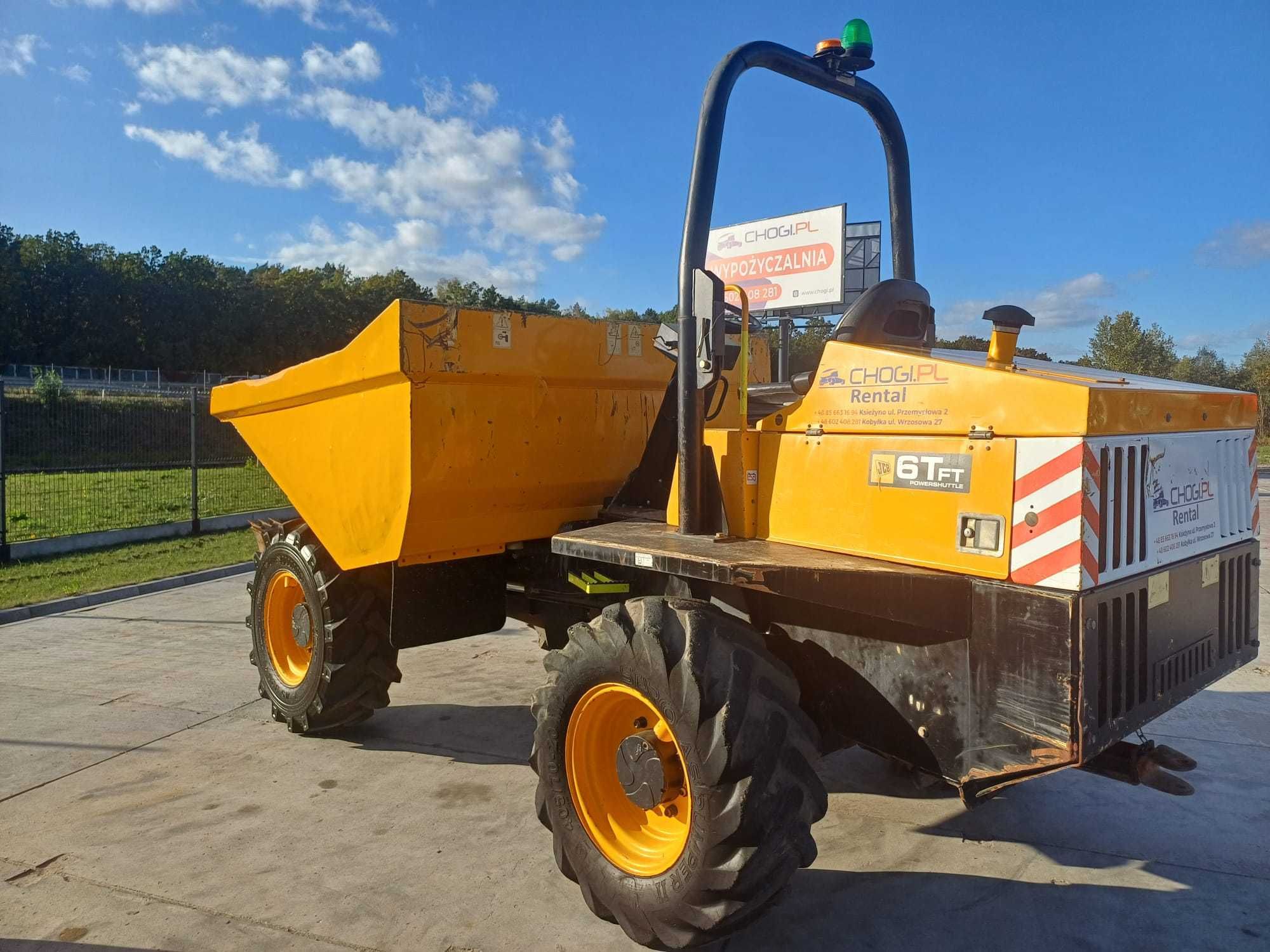 Wynajem wozidła JCB 6TFT