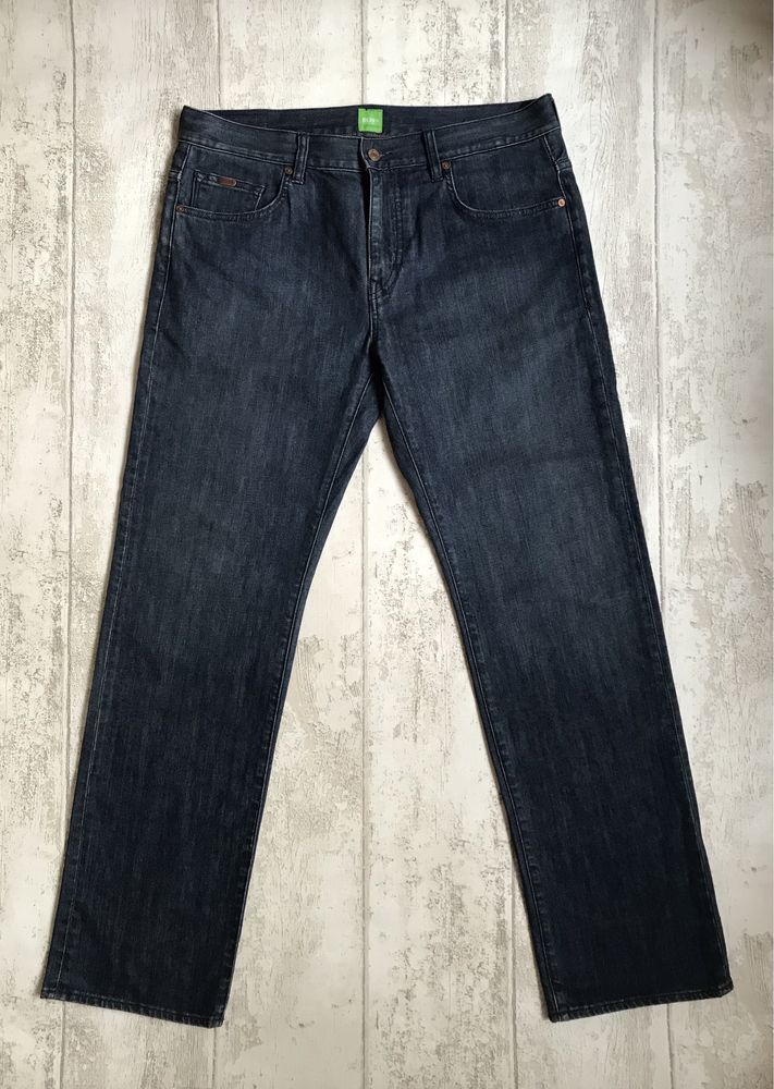 Męskie Spodnie Jeansy Hugo Boss Green Regular C-Kansas 35x32 Nowe !