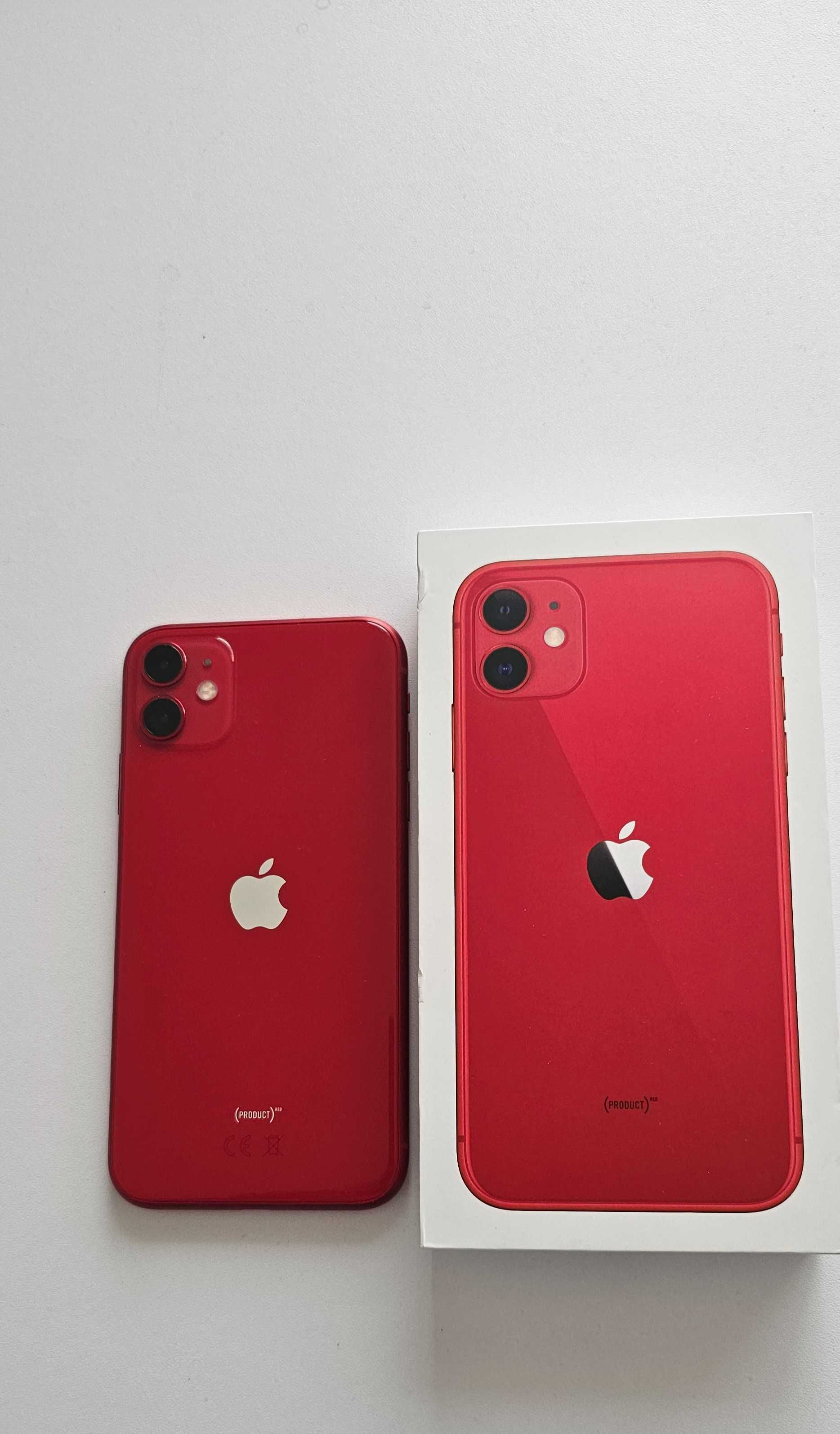 iPhone 11 [czerwony] 64GB IDEALNY STAN w 100% sprawny