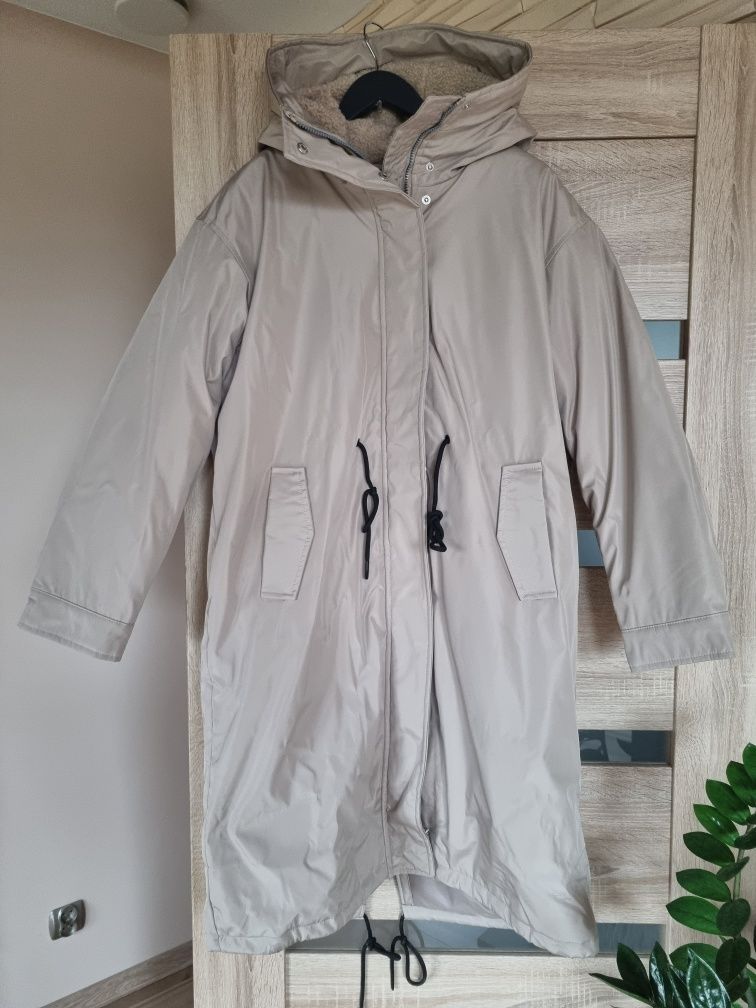 Płaszcz damski ocieplany parka Cropp