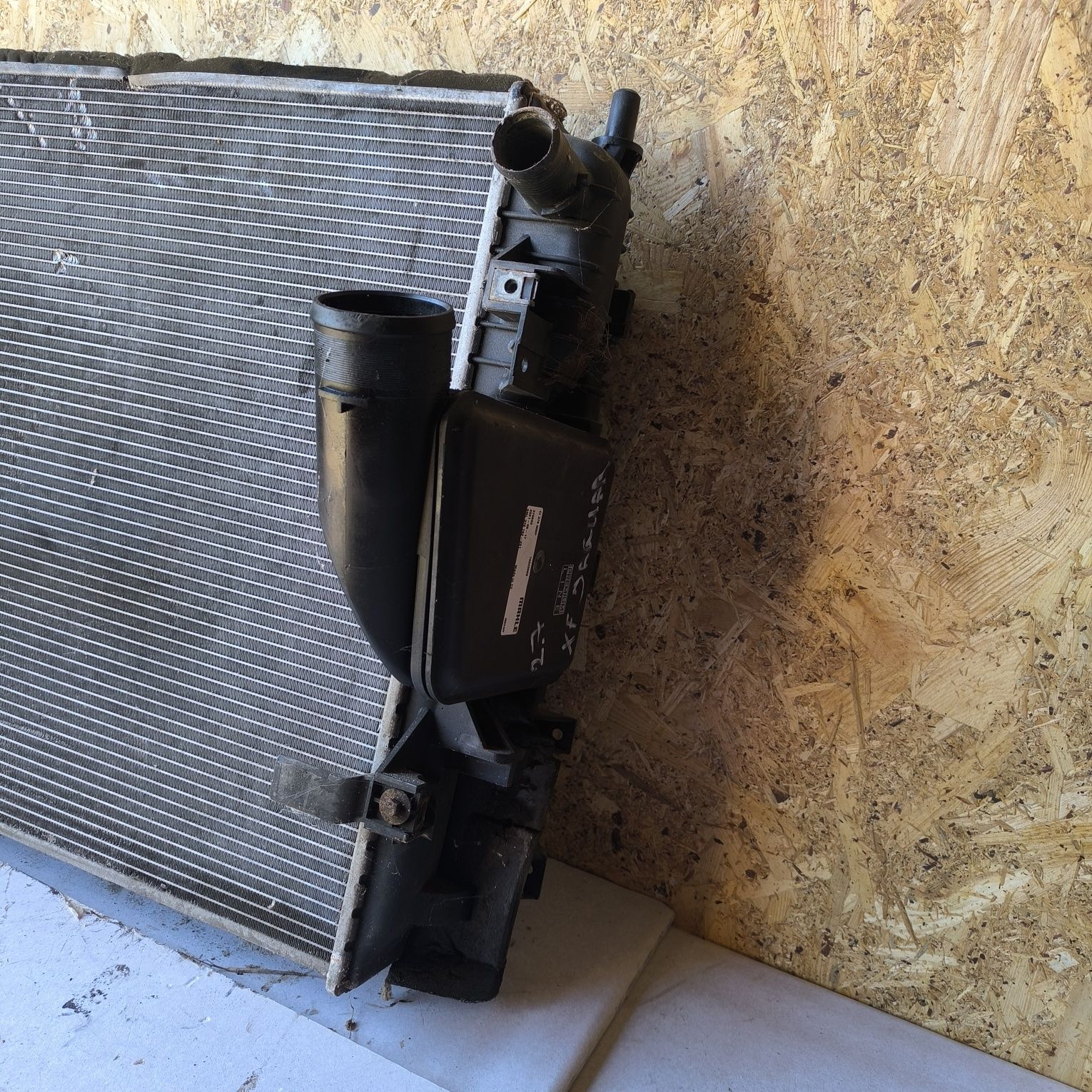 Komplet chłodnica wody klimatyzacji intercooler jaguar xf 2.5d 3.0d