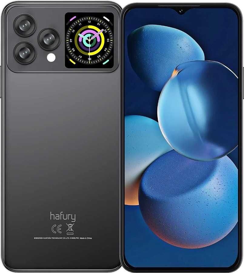 Смартфон Cubot Hafury V1 Black 8/256Gb 6,58" NFC +2 чехла +стекло