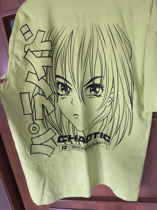 Seledynowy T-shirt manga anime Chaotic