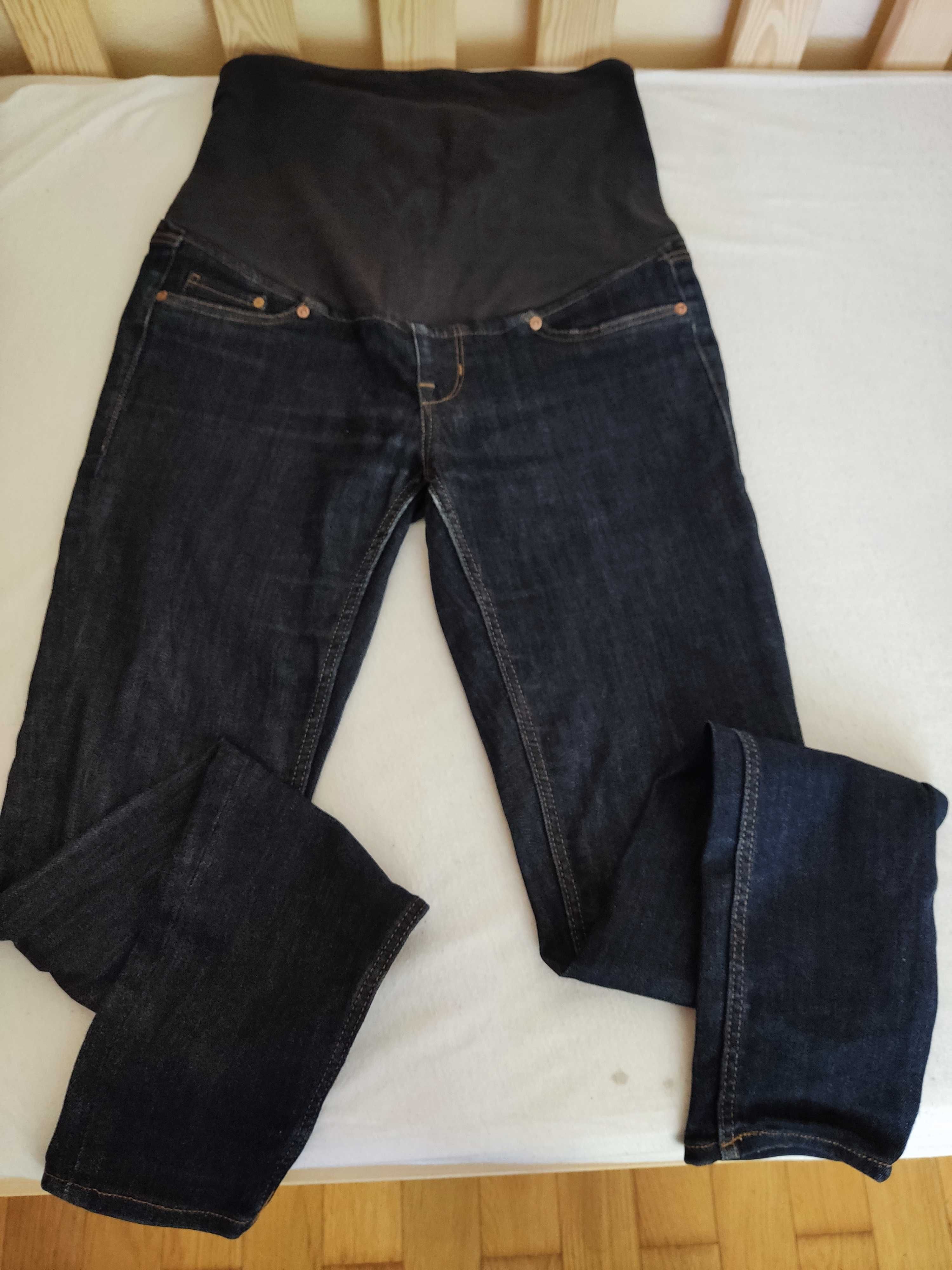 Jeansy spodnie ciążowe H&M rozmiar 38
