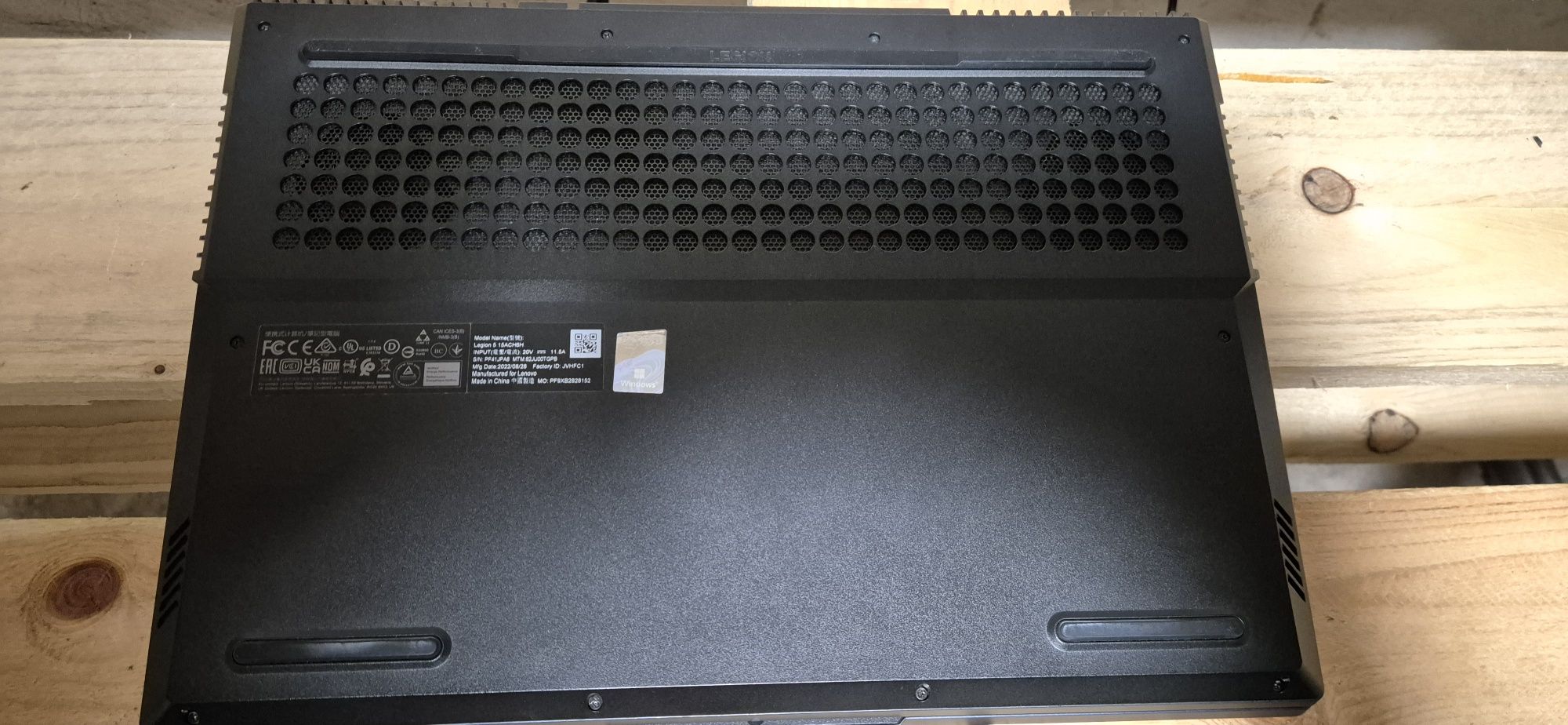 Lenovo Legion 5 15ACH6H RTX3060, Ryzen 5 5600h, 32GB RAM 3200MHz