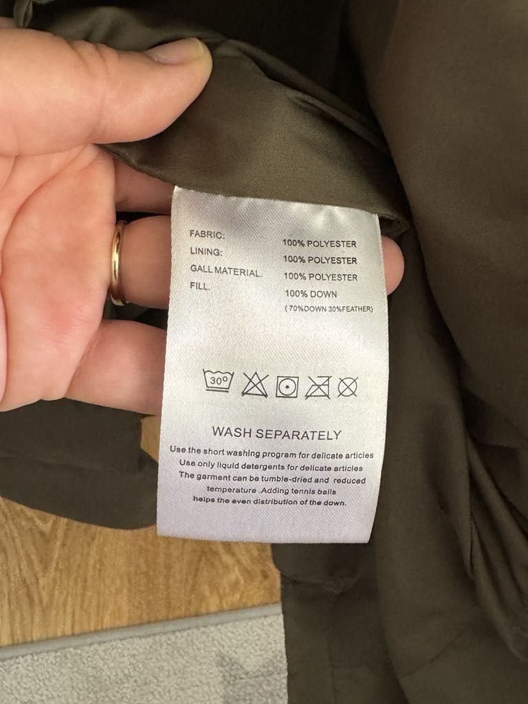 kurtka z jenotem khaki