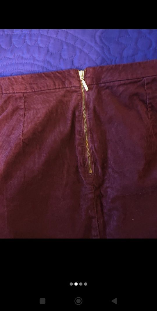 Spódniczka spódnica mini sztruksowa H&M 40