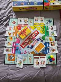 Jogo Monopoly Junior Party em português para crianças a partir dos 5